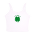 AXO- Lucky Clover Cropped Tank