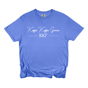KKG- Greek Letters and Script Tee