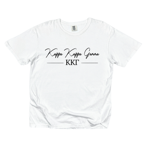 KKG- Greek Letters and Script Tee
