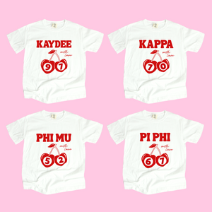 Cherry Pop Sorority Tee