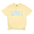 AOII- Pastel Varsity Sorority Tee
