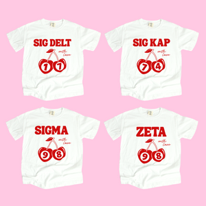 Cherry Pop Sorority Tee