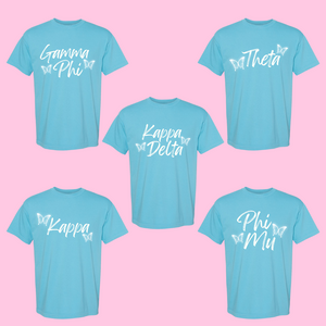 Butterflies for my Sorority Tee