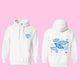 ADPi Sparkly Butterfly Hooded Sorority Sweatshirt