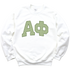 APHI- Green Polka Dots Greek Letters Crewneck Sweatshirt