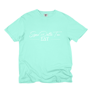 SDT- Greek Letters and Script Tee