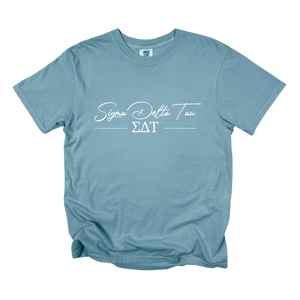 SDT- Greek Letters and Script Tee
