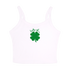 CHI O- Lucky Clover Cropped Tank