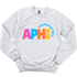 APHI- Colorful Letters Sorority Crewneck Sweatshirt