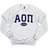 AOII- Alumna Greek Letters Sorority Crewneck Sweatshirt