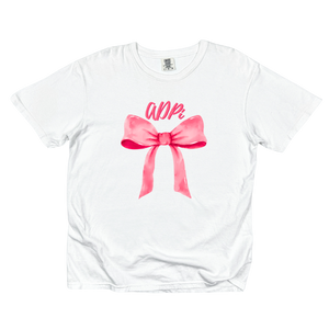 ADPI- Pink Bow Tee