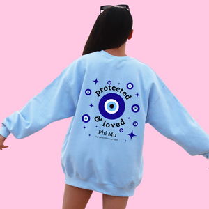 Protected & Loved Crewneck Sorority Sweatshirt