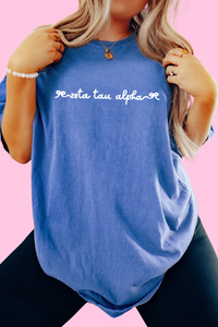 Script Ribbon Sorority Tee