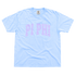 Pastel Varsity Sorority Comfort Colors Tee- Chambray & Lilac