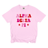 ADPI- Pink Red Stars Tee