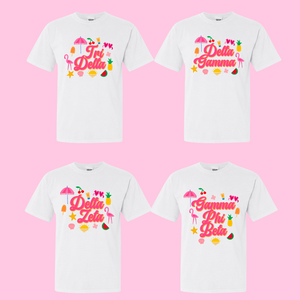 Summer Fun Sorority Tee