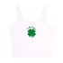 DZ- Lucky Clover Cropped Tank