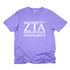ZTA- Classic Greek Letters Tee