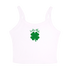 THETA- Lucky Clover Cropped Tank