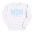 Mom's Blue Plaid Sorority Crewneck Sweatshirt