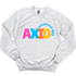 AXID- Colorful Letters Sorority Crewneck Sweatshirt