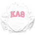 THETA- Lover Girl Letters Sorority Crewneck Sweatshirt