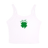 PHI MU- Lucky Clover Cropped Tank