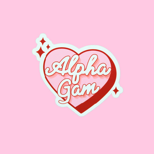 Retro Love Sorority Sticker