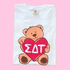 SDT Large Teddy Love White Tee