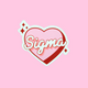 Retro Love Sorority Sticker