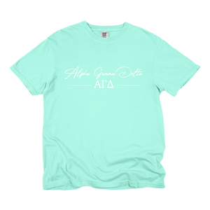 AGD- Greek Letters and Script Tee