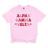 AGD- Pink Red Stars Tee