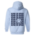 AXO- Blue Smile Back Sorority Hooded Sweatshirt