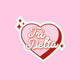 Retro Love Sorority Sticker