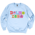 DZ- Patchwork Sorority Crewneck Sweatshirt