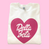 DZ Large Barbie Heart White Crewneck