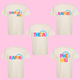 Colorful Letters Sorority Tee