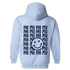 PHI MU- Blue Smile Back Sorority Hooded Sweatshirt