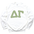 DG- Green Polka Dots Greek Letters Crewneck Sweatshirt