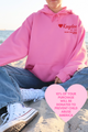 KD- Pink and Red Circle of Philanthropy Hooded Sweatshirt