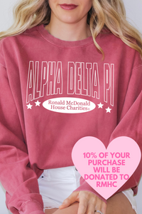 ADPI- Outline Arch Philanthropy Comfort Colors Sweatshirt