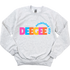 DG- Colorful Letters Sorority Crewneck Sweatshirt