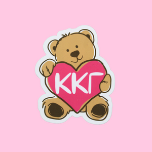 Teddy Love Sorority Sticker