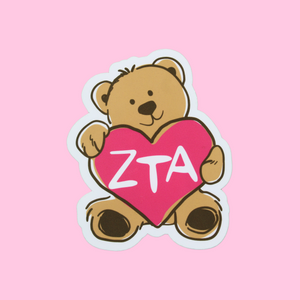 Teddy Love Sorority Sticker