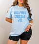ADPi Double Blue Flower Sorority Tee
