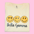 DG Large 3 Smiles Ivory Tee