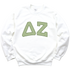 DZ- Green Polka Dots Greek Letters Crewneck Sweatshirt
