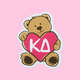 Teddy Love Sorority Sticker