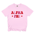 APHI- Pink Red Stars Tee