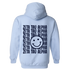ZTA- Blue Smile Back Sorority Hooded Sweatshirt